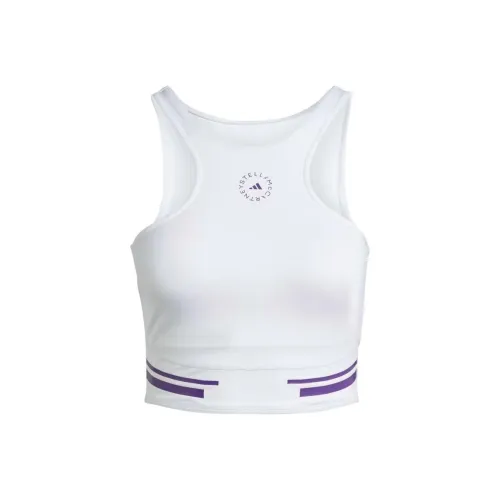 Adidas Белые Женские Спортивные Майки Без Рукавов