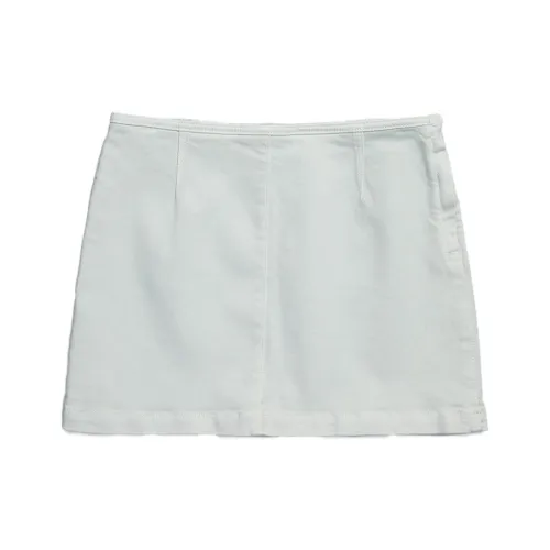 Calvin Klein JENNIE series Свет Изумрудно-зеленый Женские Джинсовые Короткие Юбки