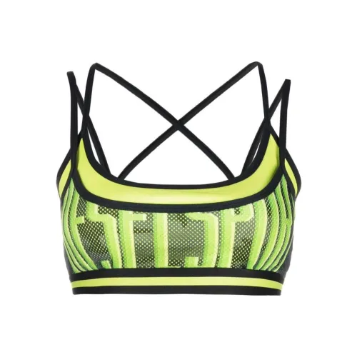 DIESEL Sport Флуоресцентный Желтый Женские Спортивные майки без рукавов