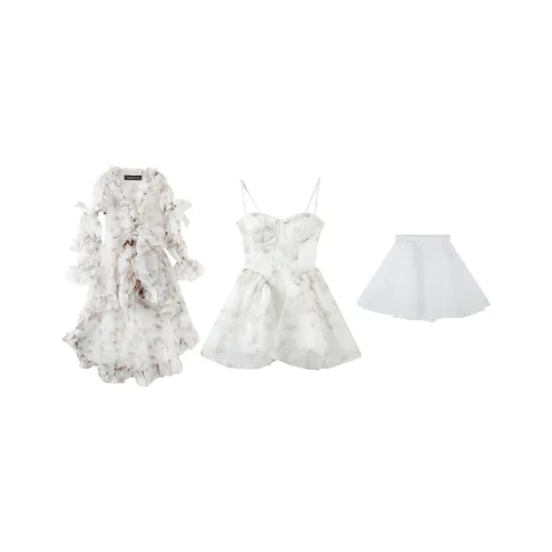 EIDOLON GRAIN Комплект с юбкой Женская Белая