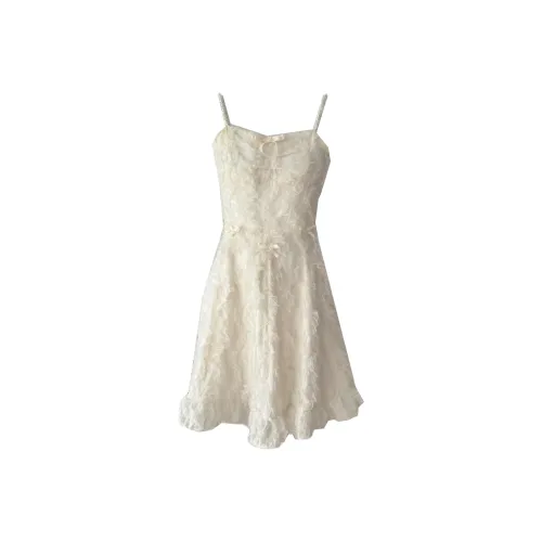 TURN UP Платье-комбинация Женское Абрикосовое