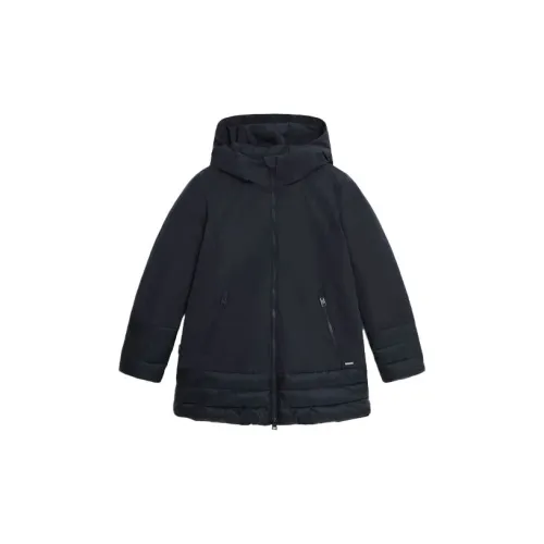 WOOLRICH Пуховики и жилеты FW21 Синий Детский