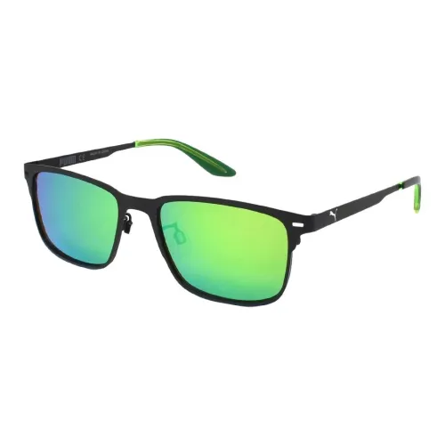 PUMA Plastic Square Sunglasses Men's Black