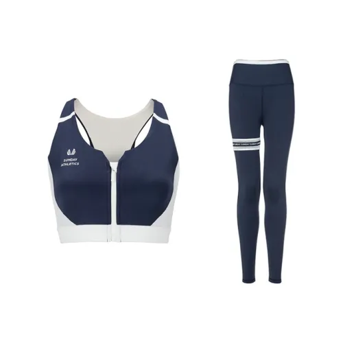 Sumday Athletics Морской синий + Морской синий Женские Повседневные костюмы