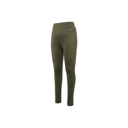 Nike Go Хаки зеленый Женские спортивные брюки