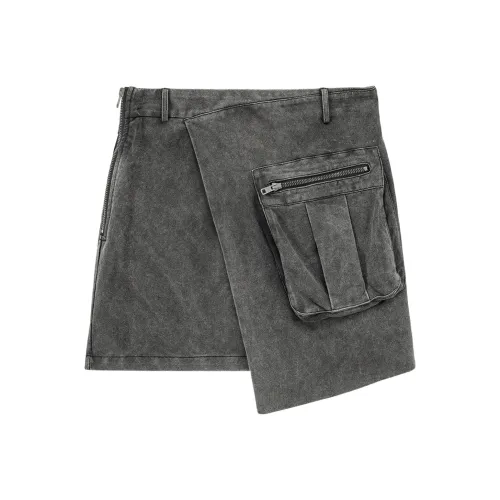 NO ONE ELSE Черная женская джинсовая короткая юбка