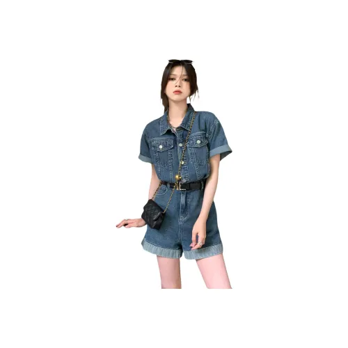 The Temptation Of The Muse Повседневный костюм женский синий