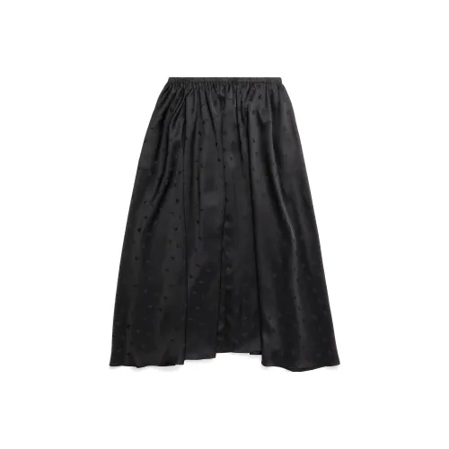 BALENCIAGA Черные Женские Повседневные Длинные Юбки