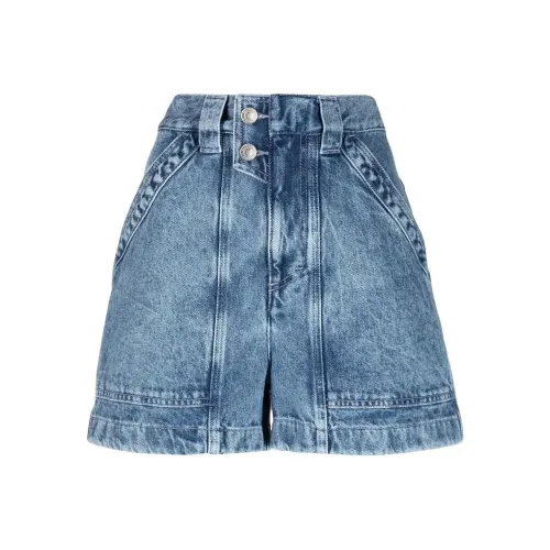 ISABEL MARANT Джинсовые шорты женские, цвет джинсовый синий