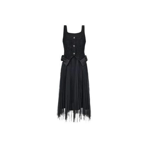 TAMMY TANGS Юбка Платье Женское Черное