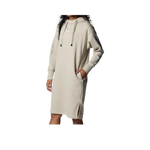 Under Armour Rival Длинный рукав Платье Женские Хаки Основа Цвет 289