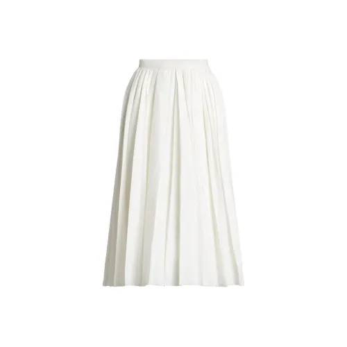 Ralph Lauren Collection SS23 Повседневный Длинный Юбка Женская Белая