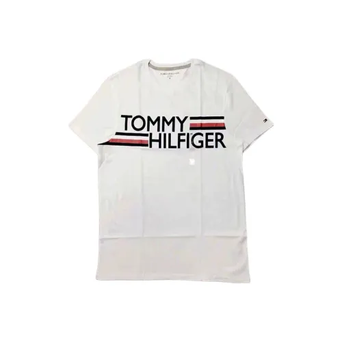 Tommy Hilfiger Белая Мужская T-рубашка