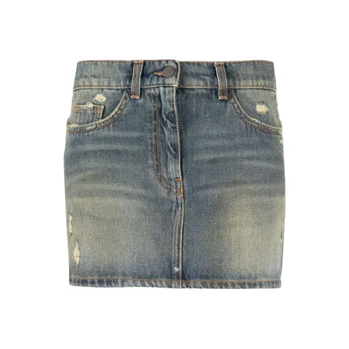 PALM ANGELS Джинсовые короткие юбки Женские