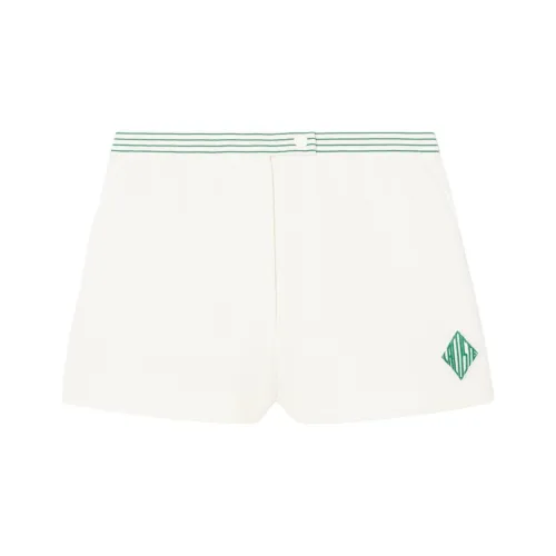 LACOSTE SS25 Шерсть Теннис Повседневные шорты Женские Белые