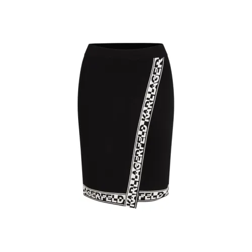 KARL LAGERFELD Повседневные короткие юбки Женские Черный