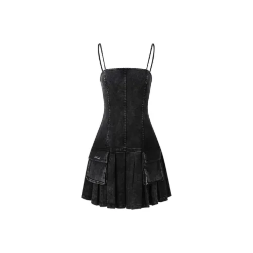 JAC FLEURANT Юбка-платье Женское Черное