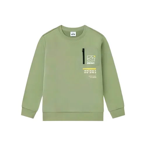 QIAODAN Толстовка Планета Зеленый Подростки