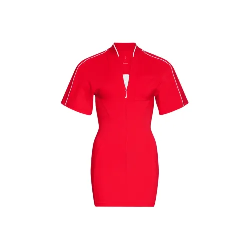 Nike x Jacquemus Nike x Jacquemus SS24 Короткий рукав Платье Женское Красное