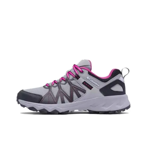 Columbia PEAKFREAK II Slip-Resistant Abrasion-Resistant Low-Top Hiking Shoes Women's Gray Колумбия PEAKFREAK II Противоскользящие Устойчивые к износу Низкие Кеды Походная обувь Женские Серый