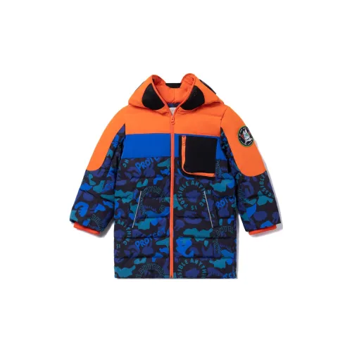 LINING YOUNG Sportlife Пламенно-оранжевый Spelling Кристально-синий Spelling Темно-синий Камуфляж Kids Пуховые куртки