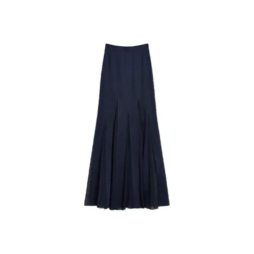 MaxMara Юбка Женская Темно-синяя