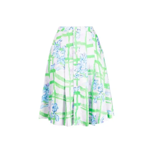 MARNI Синие Женские Повседневные Длинные Юбки