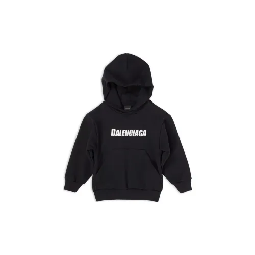 BALENCIAGA Черный Kids Свитшоты