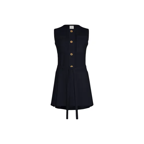 Patou Без рукавов Платье Женское Черное