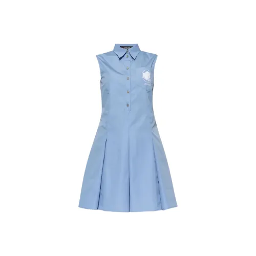 VERSACE SS25 Без рукавов Платье Женское Синее