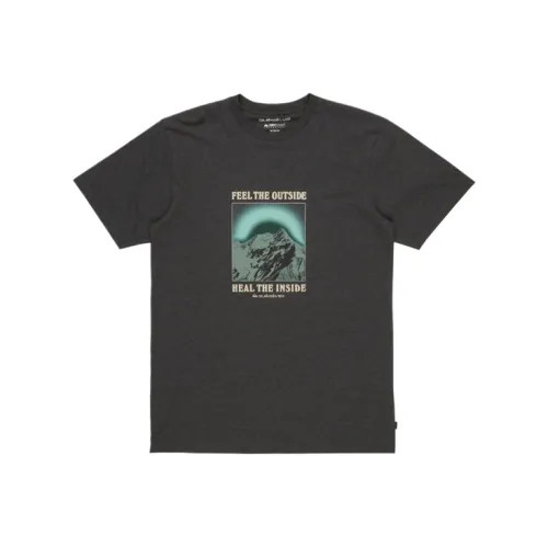Quiksilver Feel The Outside T-Shirt Мужская Темно-Серый