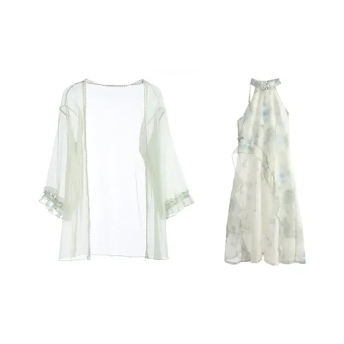 Local Gal Комплект с юбкой Женские Зеленый