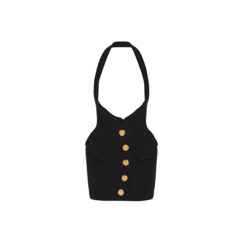 BALMAIN Черные Женские Повседневные Короткие Юбки