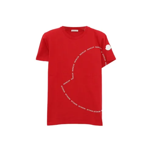 Moncler Красный Kids Т-рубашки