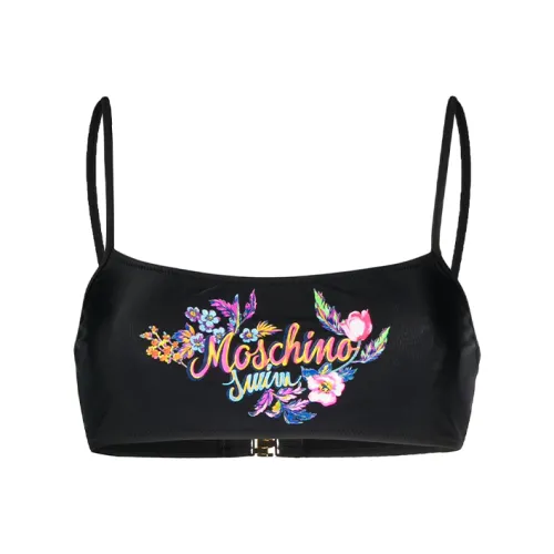 MOSCHINO Черный Женские Двухкомпонентные Купальники