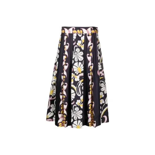 TORY BURCH Повседневный Длинный Юбка Женские Многоцветный