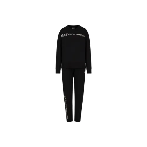 EMPORIO ARMANI EA7 Черный Женские Повседневные костюмы