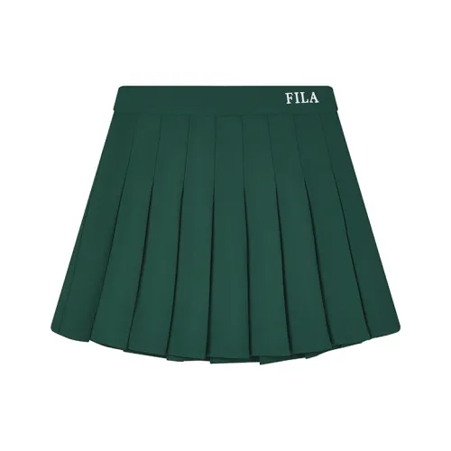 FILA ORIGINALE SS24 Повседневные короткие юбки Женские Темный лес Зеленый