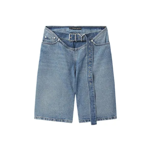 Y/Project Доджер синие женские джинсовые шорты