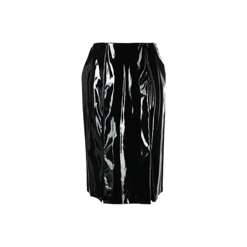 RAF SIMONS Черные Женские Повседневные Длинные Юбки