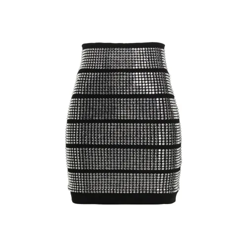 Alexandre Vauthier Черная Женская Повседневная Короткая Юбка