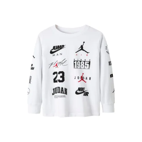 Джордан Pure White Kids T-Shirts