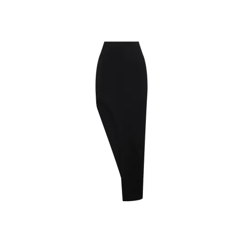 RICK OWENS Черная Женская Повседневная Длинная Юбка