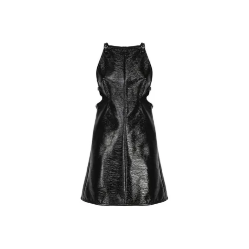 COURREGES Черное женское платье без рукавов