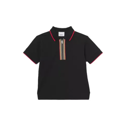 Burberry Черные Детские Рубашки T