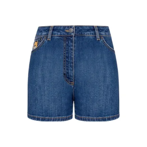 MOSCHINO Синие Женские Джинсовые Шорты