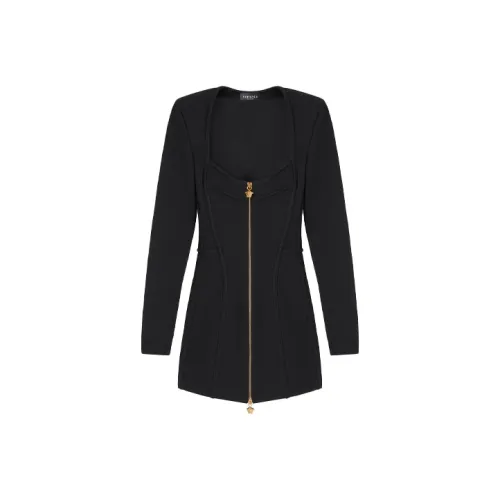 VERSACE Вечернее платье женское черное