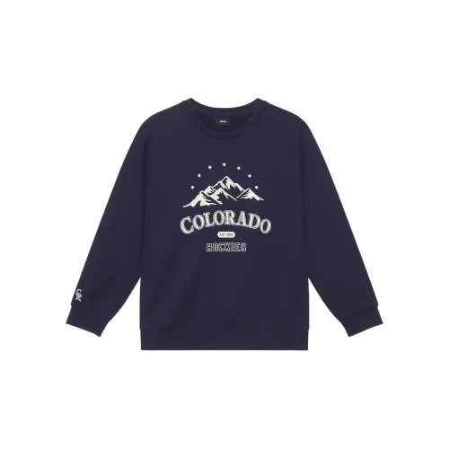 MLB Colorado Rockies Темно-синий Kids Свитшоты