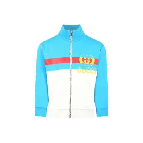 GUCCI Толстовка Синяя Белая Детская