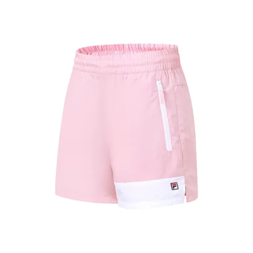 FILA Серо-фиолетовые Розовые Женские Спортивные Шорты